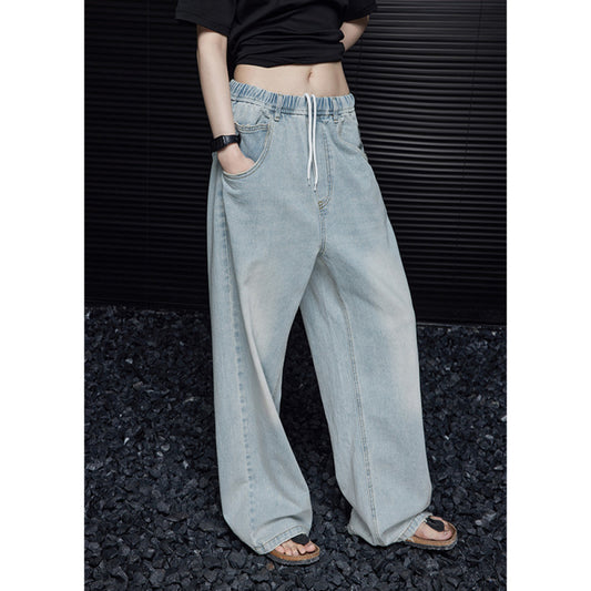 ASAYA4406 - High-waisted, faded, flared jeans👖✨