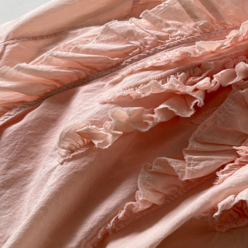 Beerkun Enjoys Hawaii 80 Thread Cotton Handmade Indian Embroidery Curled Flower Side Strap Sleeveless Top image 16