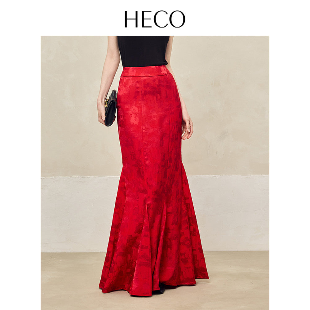 HECO Yunshan ink dyed new Chinese summer new product rayon cross slit pile collar vest top suit for women image 37