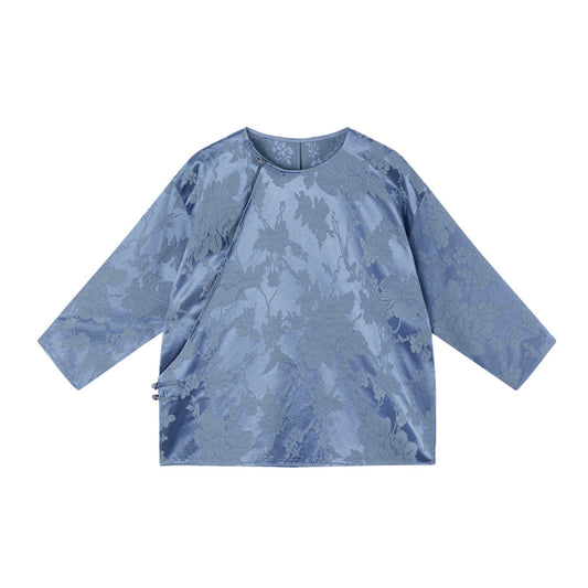 𝗔𝗦𝗔𝗬𝗔𝟰𝟮𝟴𝟭 - 𝗖𝗹𝗮𝘀𝘀𝗶𝗰 𝗦𝗶𝗹𝗸 𝗝𝗮𝗰𝗾𝘂𝗮𝗿𝗱 𝗧𝗼𝗽 ✨