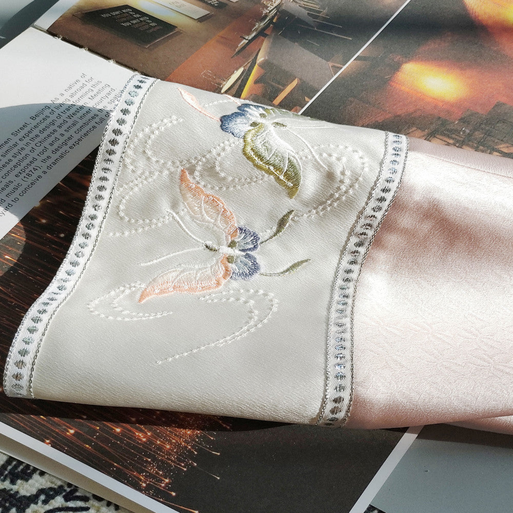 Chinese style buckle retro Han element top for women s spring clothing original design vinegar jacquard embroidered loose Chinese style shirt image 3