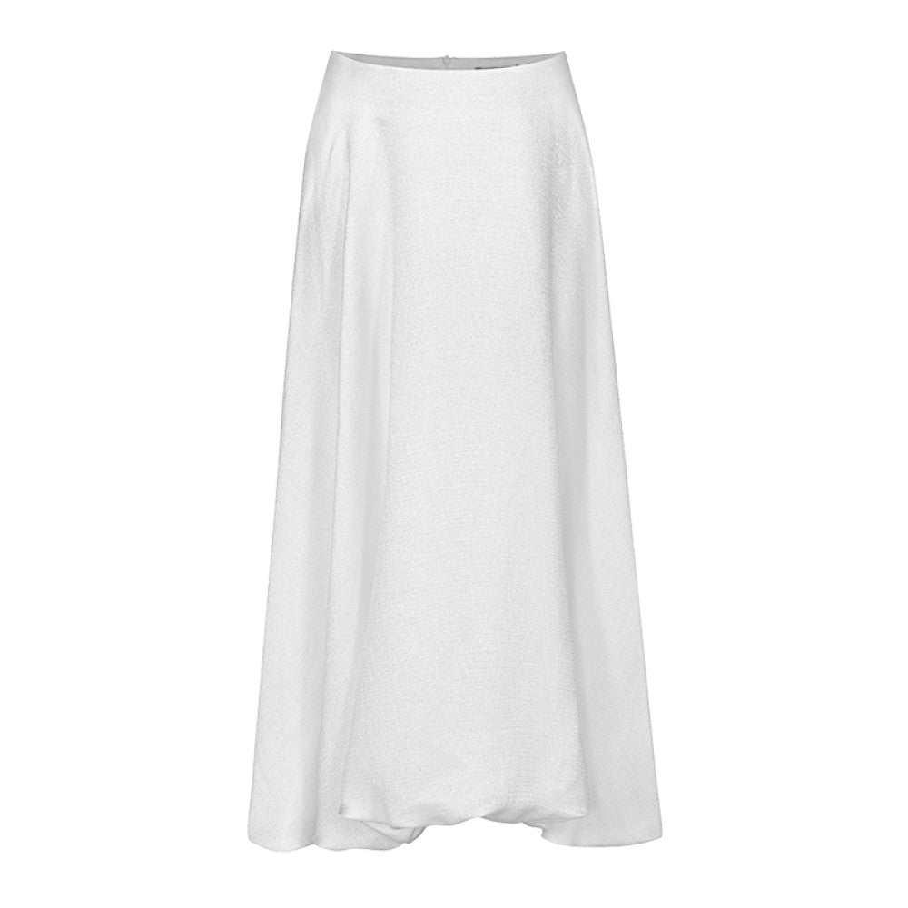 Classic Wardrobe AEL Original Flowing Satin High Waist Skirt for Women 2025 Autumn Water Mother Skirt Pink Flower Bud Skirt image 77