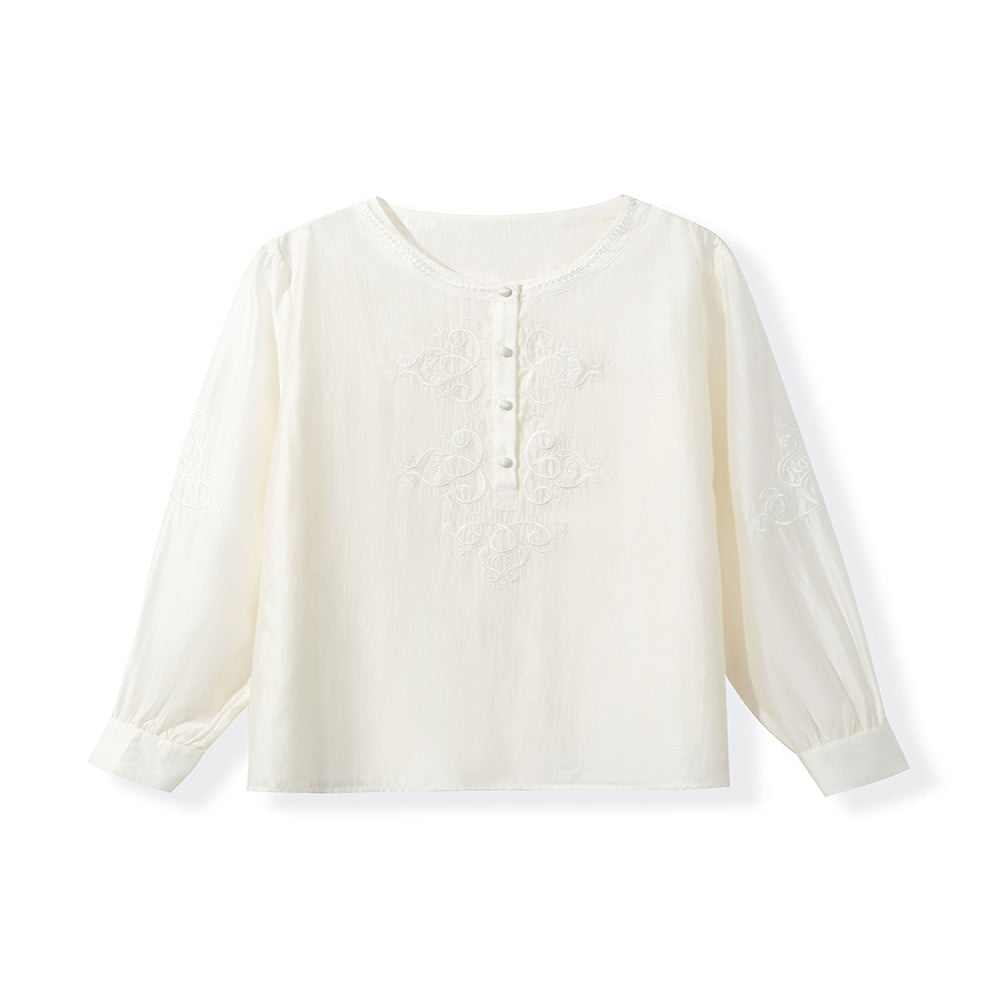 Spot Mi Jie same style heavy flower pattern floating line full embroidery new Chinese style national style mesh embroidery see through vest vest image 14