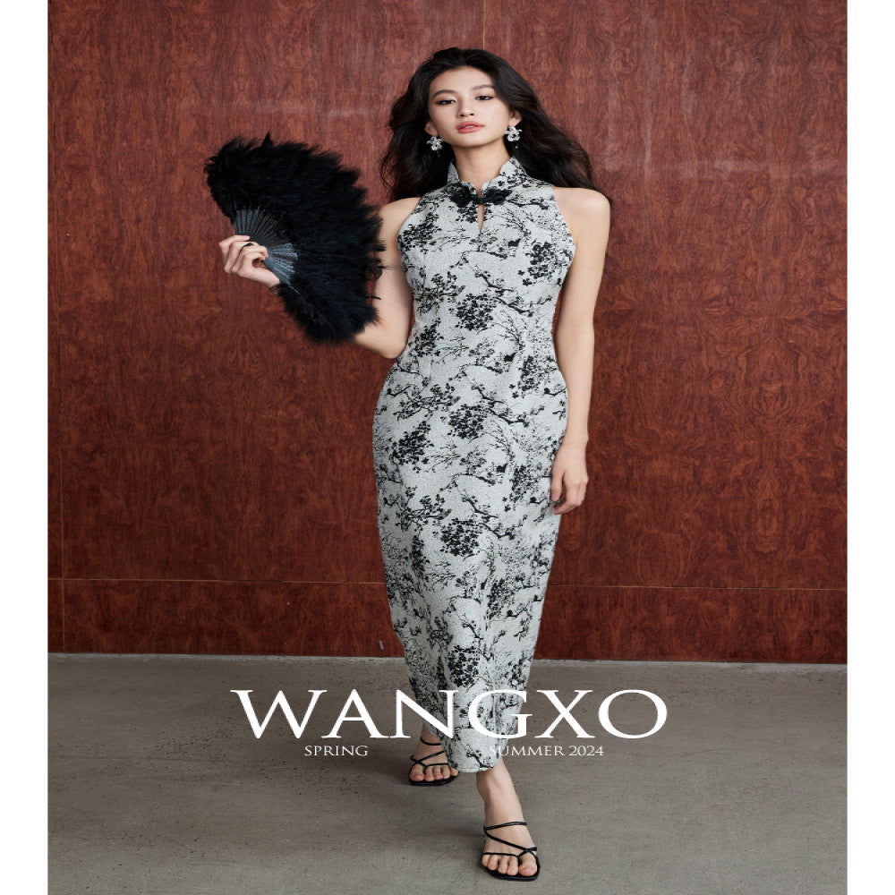 Wangxo Winter Plum Jacquard Fabric Customized 3D Relief Texture New Chinese Style Cheongsam image 2