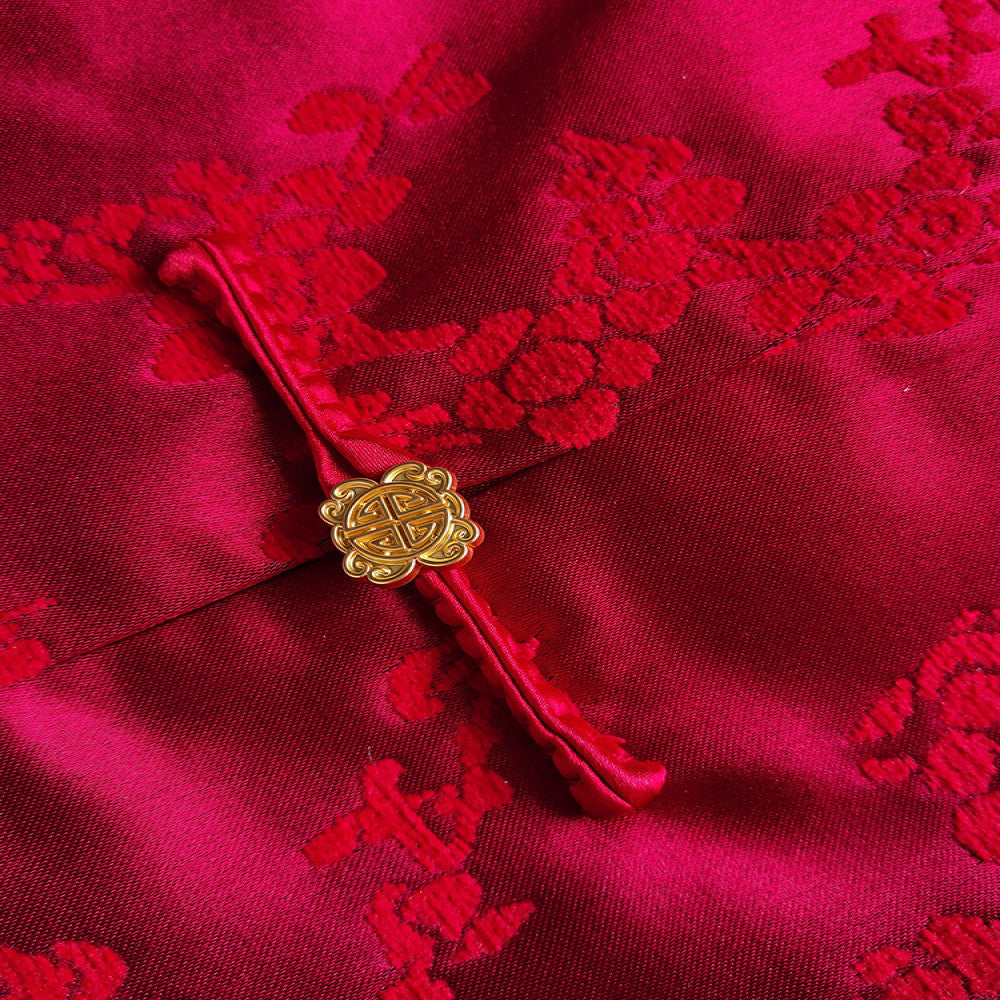 New Chinese style red vest for women in 2025 New Year Zhangrong jacquard layered outer vest zodiac year Chinese style top image 8