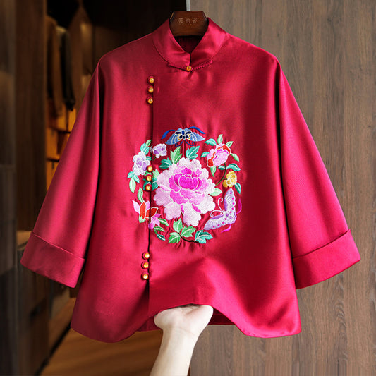 ASAYA4059 ✨ New Year Silk-Wool Top ✨