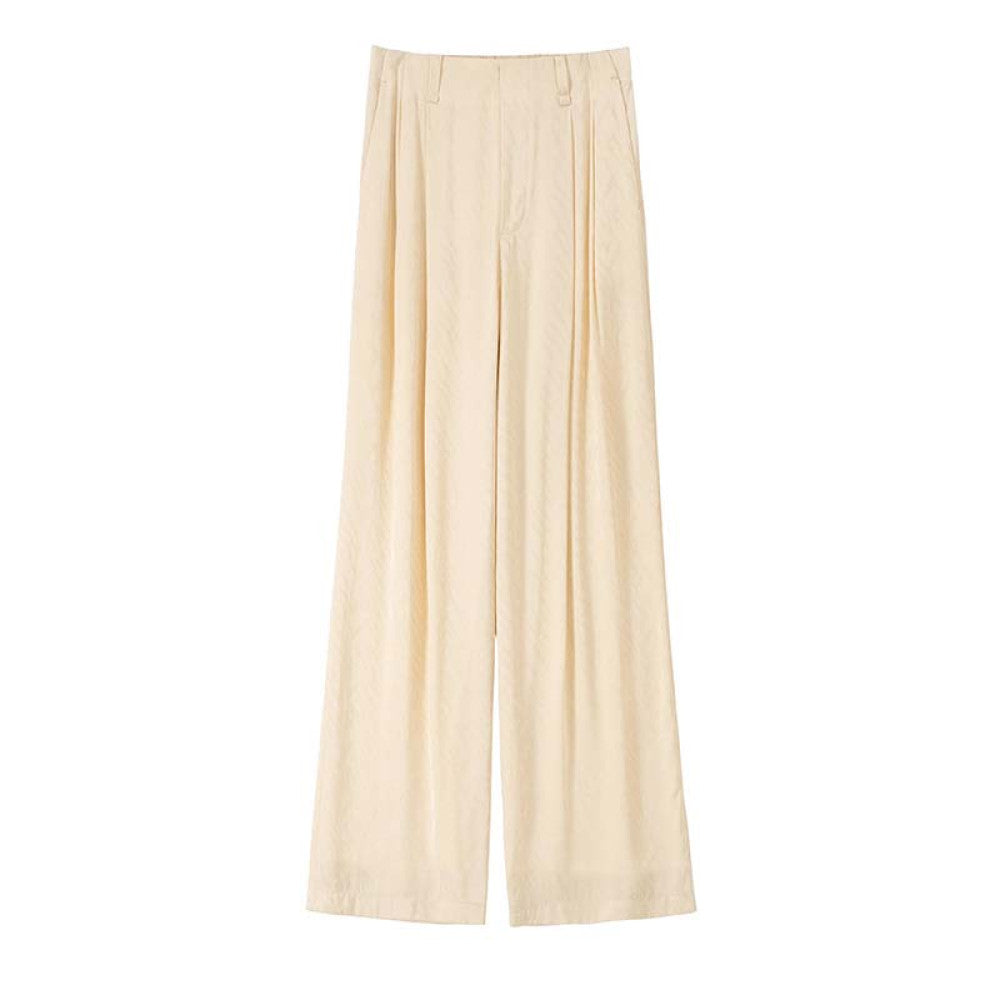 Zebra Light and Shadow ROSELINGLING Zebra Pattern Bare Feel Comfortable Wrinkle Pair Fashionable Air Wide Leg Pants image 18