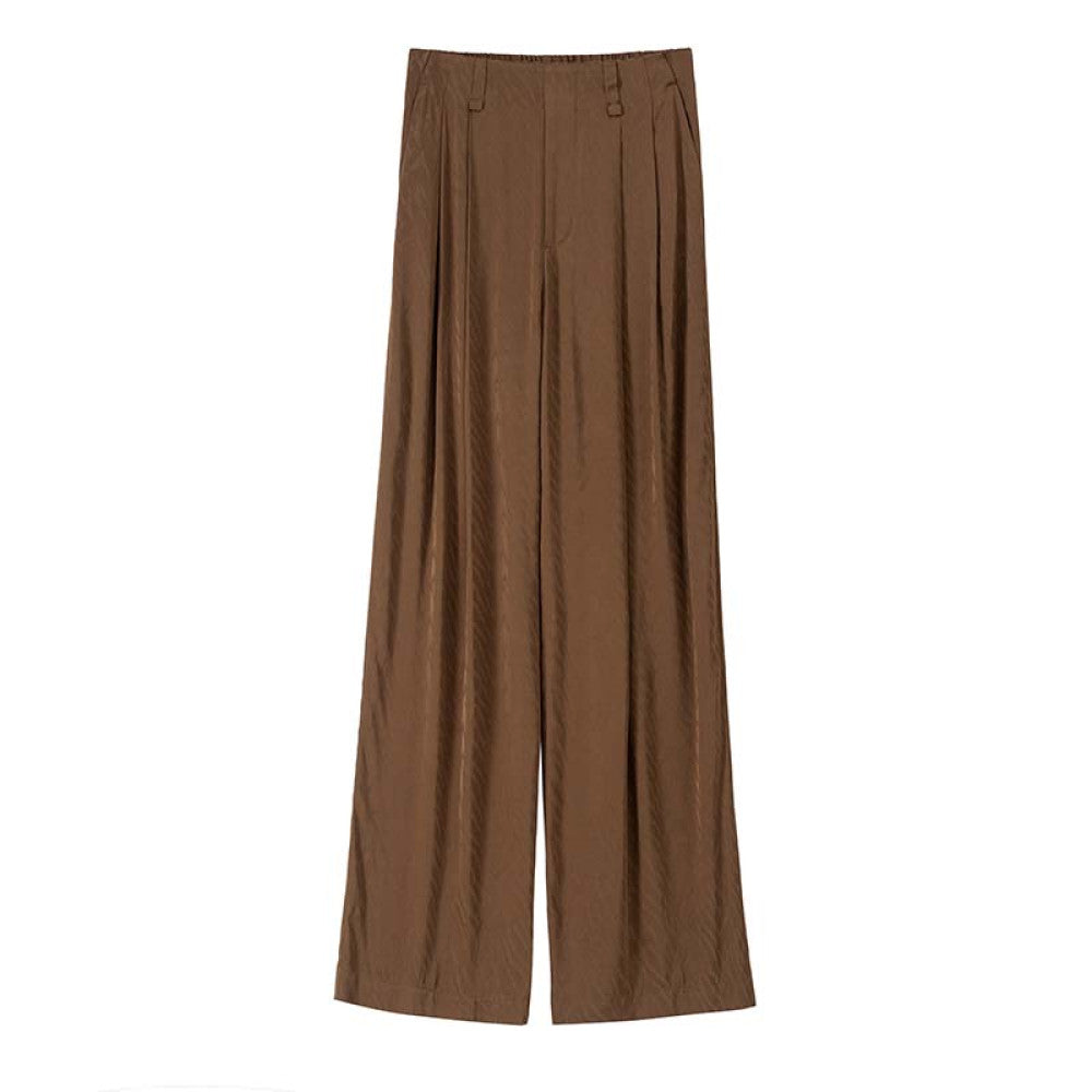 Zebra Light and Shadow ROSELINGLING Zebra Pattern Bare Feel Comfortable Wrinkle Pair Fashionable Air Wide Leg Pants image 28