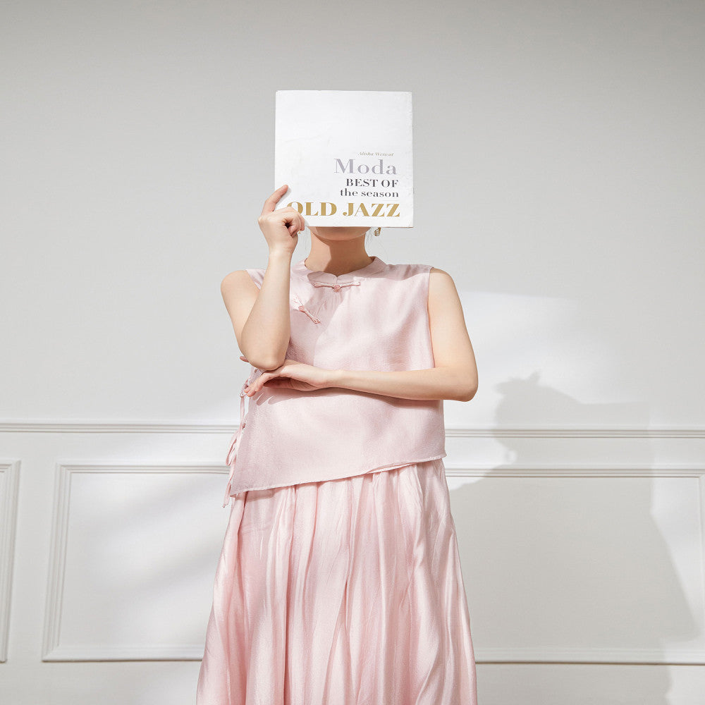 Plum Jan In Stock Popular Beautiful New Chinese Style Set Skirt 2025 New Women s Summer Edition image 5