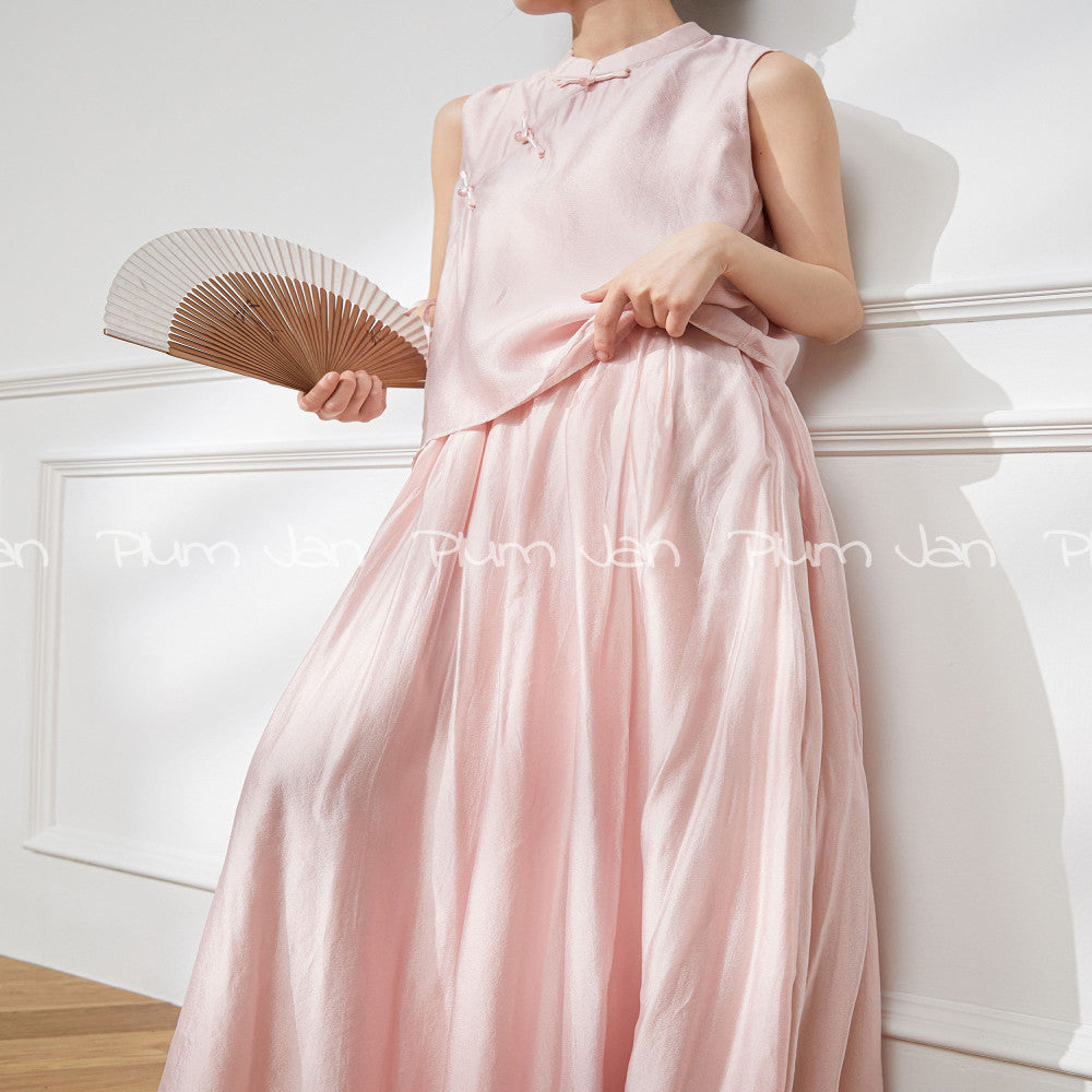 Plum Jan In Stock Popular Beautiful New Chinese Style Set Skirt 2025 New Women s Summer Edition image 20