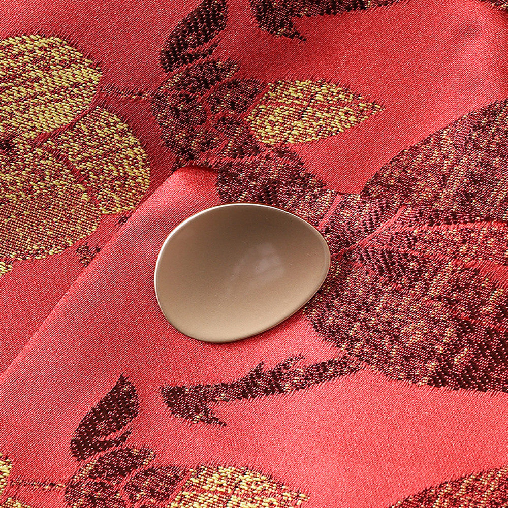 Red high end gold jacquard new Chinese style vest vest for women with improved oblique collar and buttons light national trend style layered top image 3