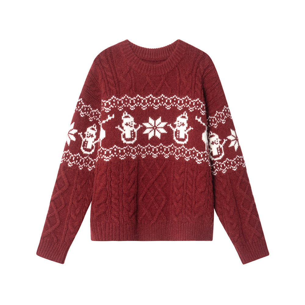 ASAYA3876 🎅❄️ 𝗖𝗵𝗿𝗶𝘀𝘁𝗺𝗮𝘀 𝗖𝗼𝘇𝘆 𝗦𝗻𝗼𝘄𝗳𝗹𝗮𝗸𝗲 𝗞𝗻𝗶𝘁 𝗦𝘄𝗲𝗮𝘁𝗲𝗿