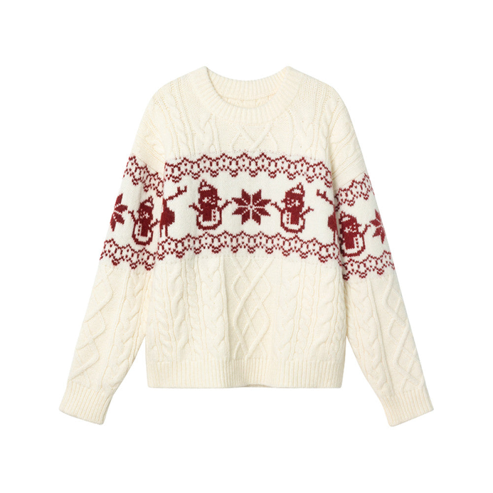 ASAYA3876 🎅❄️ 𝗖𝗵𝗿𝗶𝘀𝘁𝗺𝗮𝘀 𝗖𝗼𝘇𝘆 𝗦𝗻𝗼𝘄𝗳𝗹𝗮𝗸𝗲 𝗞𝗻𝗶𝘁 𝗦𝘄𝗲𝗮𝘁𝗲𝗿