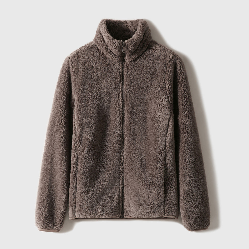 Explosive welfare prices Hand in N pieces close your eyes Flat Teddy Stand up Long Fleece Shake Fleece Coat image 95