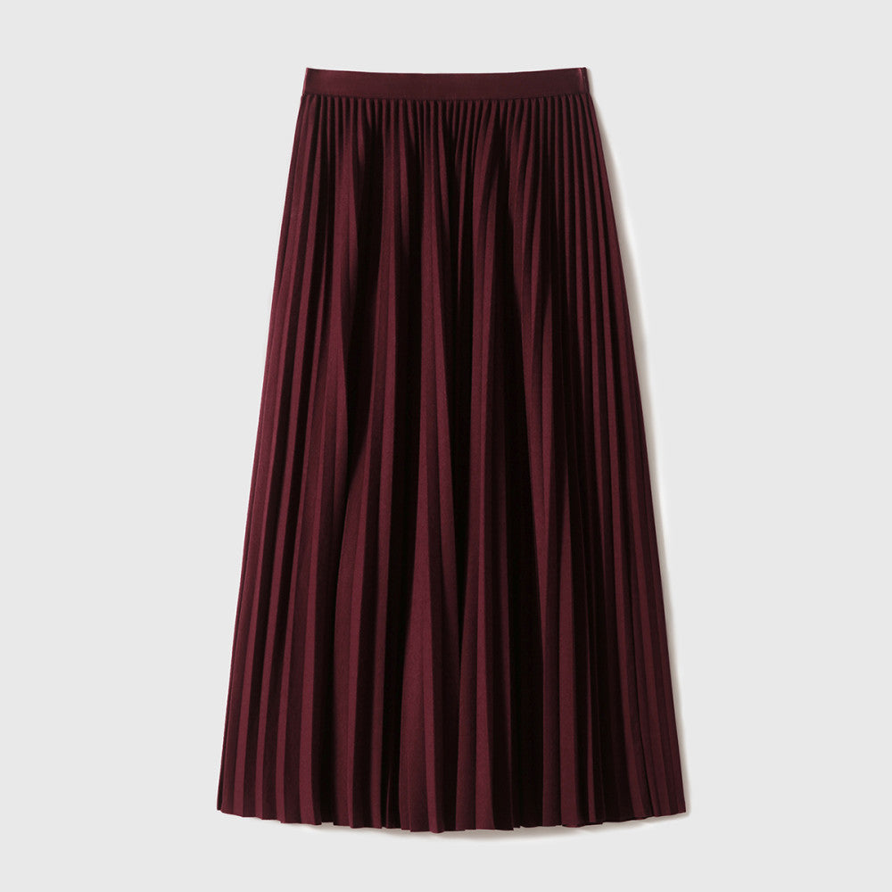 Xiaohan Ge Edinburgh Place velvet soft touch heavy folding A line skirt 25 year autumn new image 15