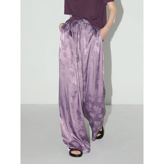 ASAYA4699 – Satin Bloom Jacquard Set 🌸✨