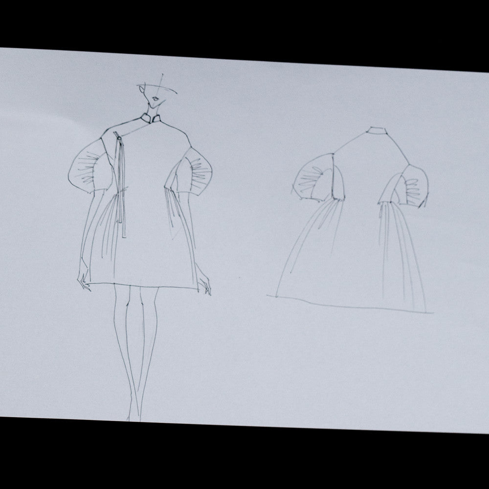 High end jacquard cheongsam dress with summer Chinese style slanted placket and buckle three dimensional seven quarter sleeves improved cheongsam dress image 7