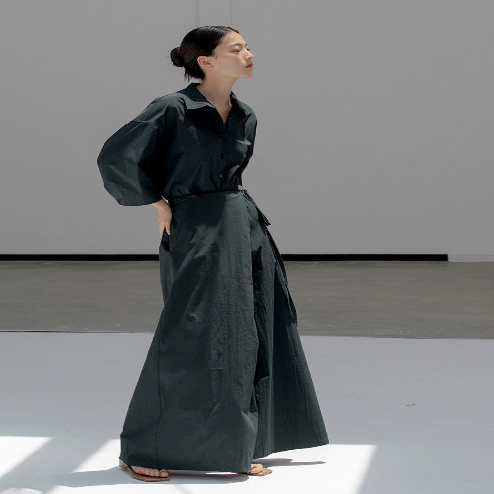 Handsome suit design with a niche and high end feel loose and wide leg pants for summer vest shirt sold out but not restocked image 25