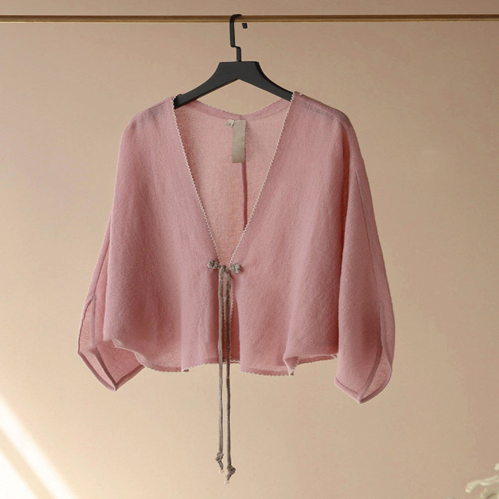 Chinese style temperament retro cool gentle drape shirt 2025 new fashion commuting slim shirt sunscreen cardigan image 0
