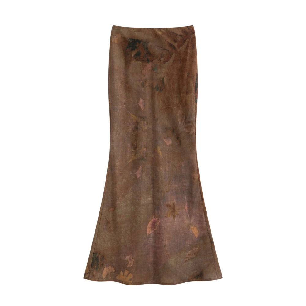 Colorful V neck design with a sense of Chinese style new Chinese style top high waisted skirt set for women s summer two piece set with three views image 19