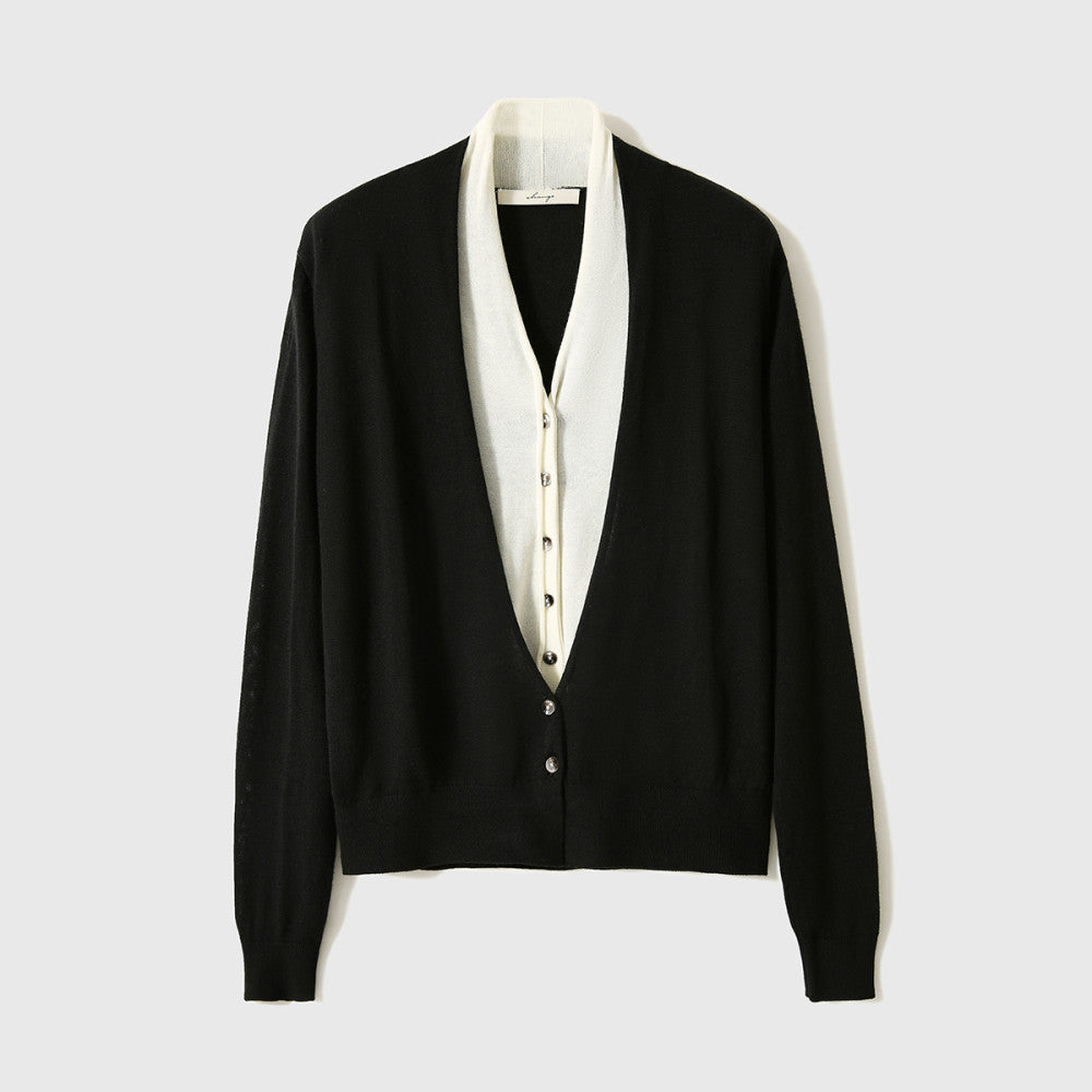 ASAYA-3787 Sophisticated Camel Water Drop Collar Top ✨🧡