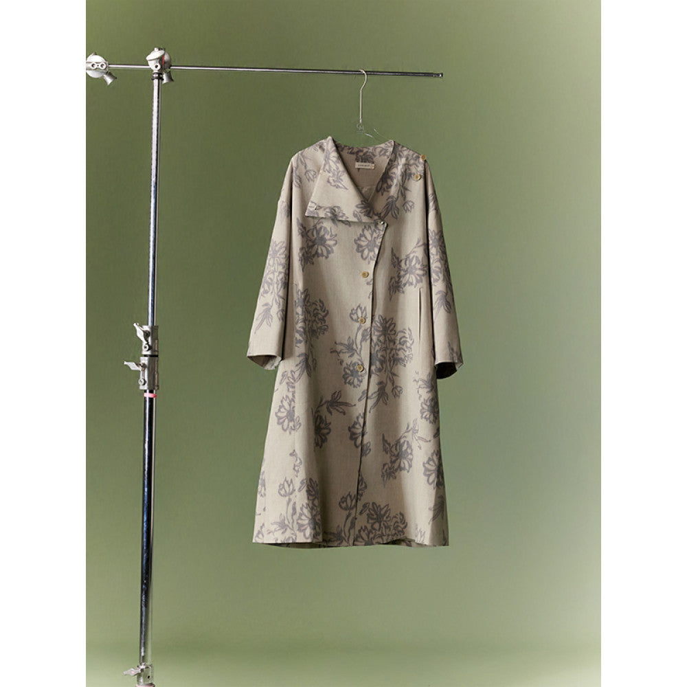 ASAYA-3742 Elegant Floral Long Coat 🌼