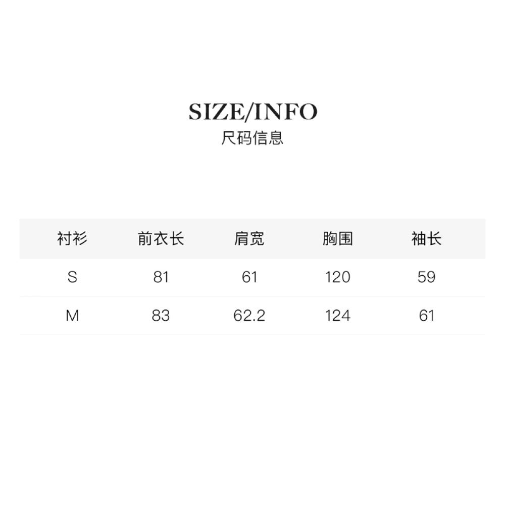 Mogas upper body paper man heavy combed cotton ROW style cool commuting blue shirt stand collar jacket female spring and autumn image 23