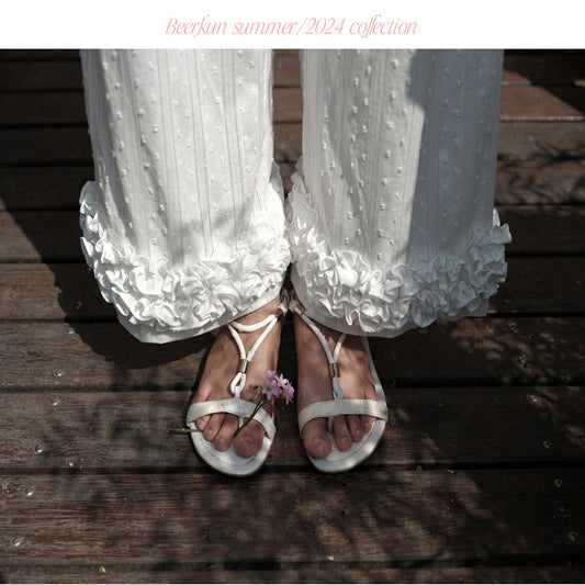 ASAYA3602 Freedom is Calling Pants 3 dimensional cotton with ruffles wide pants (3 colors)