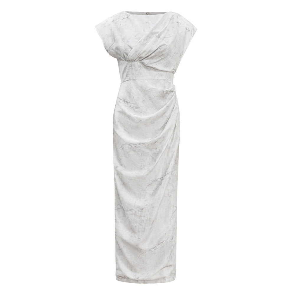 AEL original new Chinese style improved Chinese style printed dress for women 2025 summer high end design sleeveless dress image 6