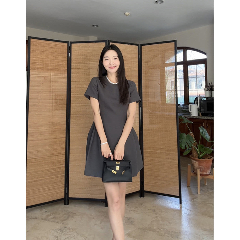 ASAYA3530 Long Suit Dress (2 Color) (Sleeve / No Sleeve Option) , Short Suit Dress (2 Color) (Sleeve / No Sleeve Option)