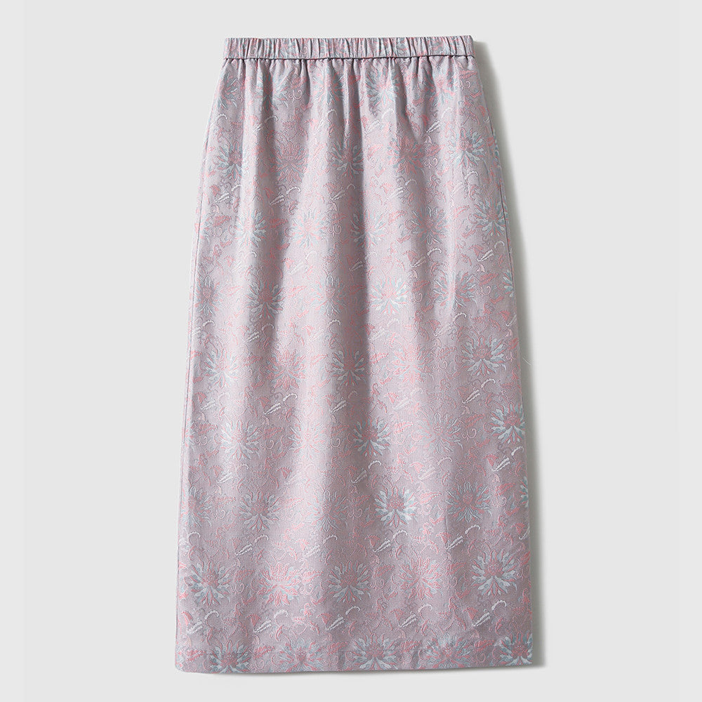 Summer cool transparent non permeable flesh Bubu Shenglian Lotus different color radish 100 pure mulberry silk new Chinese style image 51