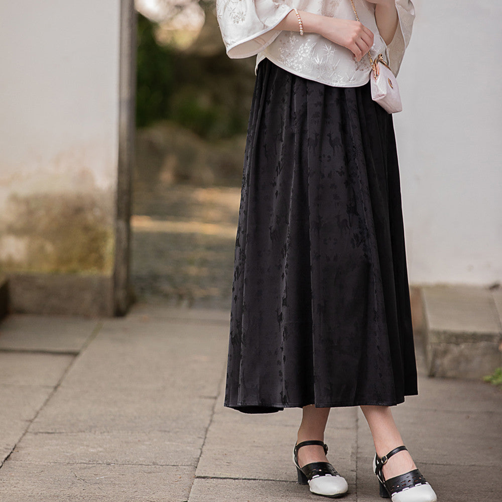Yubing Qu Fu Xia New Chinese style Republic of China style Top Cheongsam Buckle Retro One piece Inverted Large Sleeve High end Style image 20