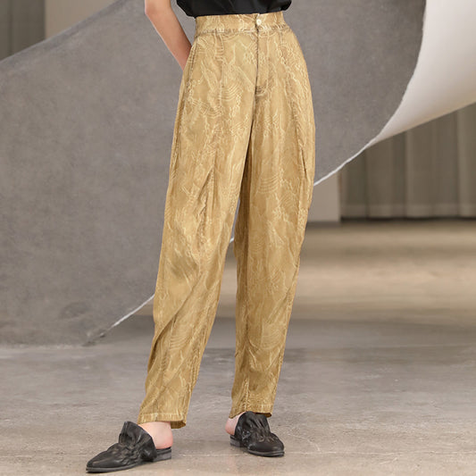 ASAYA3448 Retro Style Tie Die and Tapered Ankle Pants (2 Colors)