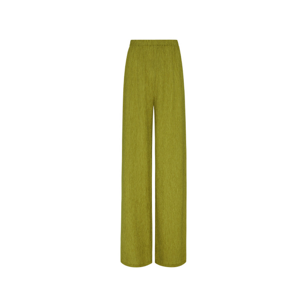 Lyocell pleated pants naivee straight leg casual pants for women in summer loose lightweight high waisted and hanging feeling image 41