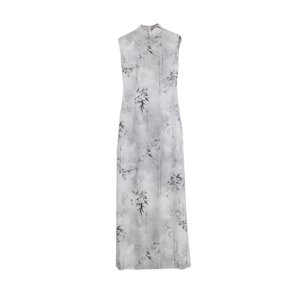 APOZi collection New Chinese style Chinese style women s clothing summer sleeveless improved cheongsam youth collection image 5