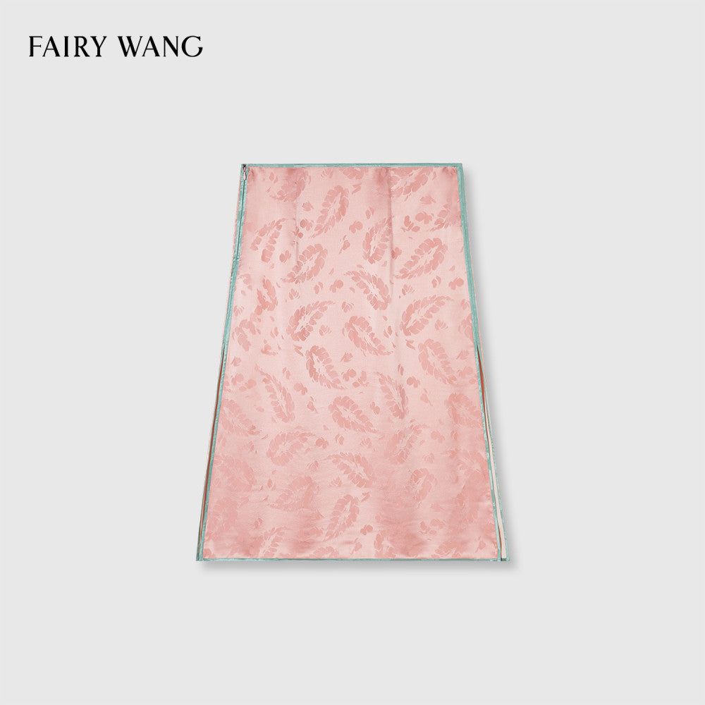 FAIRY WANG Italy Imported Bottom Fabric 100 Mulberry Silk Feather Jacquard New Chinese Style Set image 15
