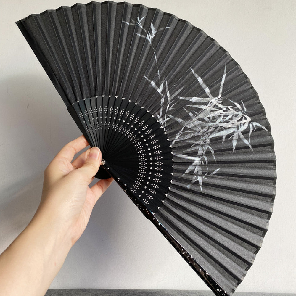 Export to Japan original order tail order Japanese style fan silk hand painted 7 inch Chinese style can be paired with Hanfu yukata image 62