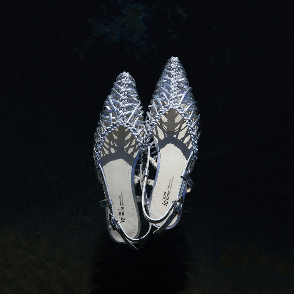 ASAYA3295 Hand Woven Pointed Sandals