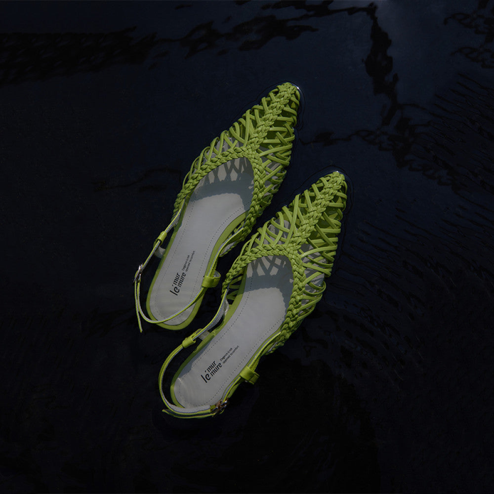 ASAYA3295 Hand Woven Pointed Sandals