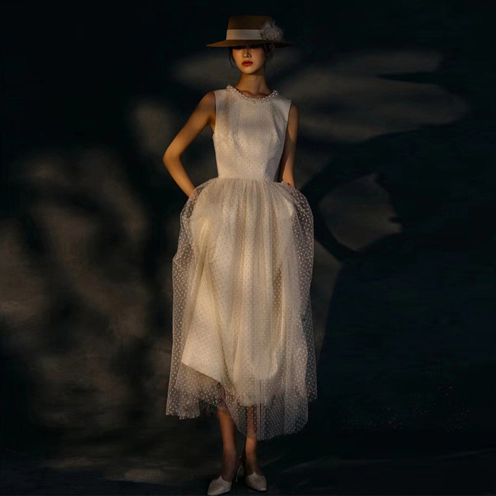 ASAYA3264 French Hepburn Wind Light Wedding Dress Premium