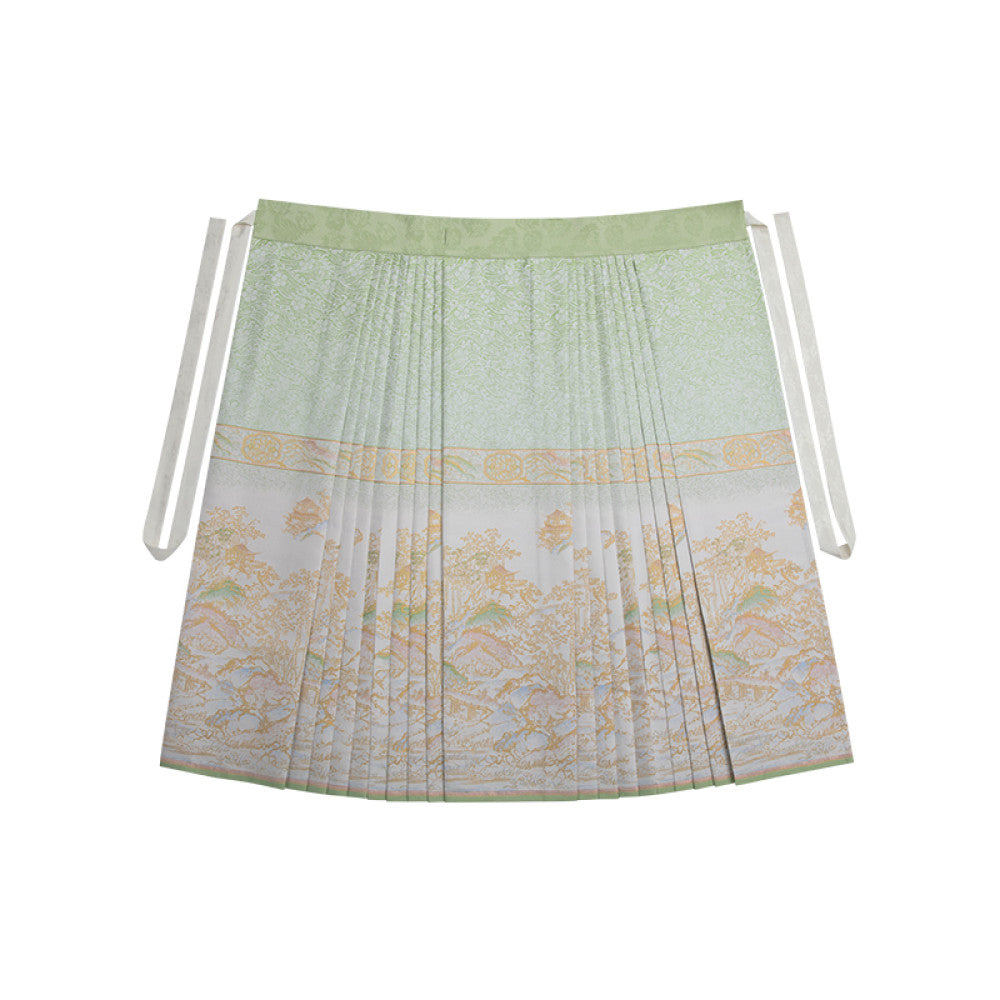 Original Hanfu Shuli Nian Nian Nian Hanfu Original Hanfu Shuli Nian Nian Nian Nian Nian You Can Wear Ma Mian Skirt Women s Set Round Neck Short Shirt Autumn 2024 image 12