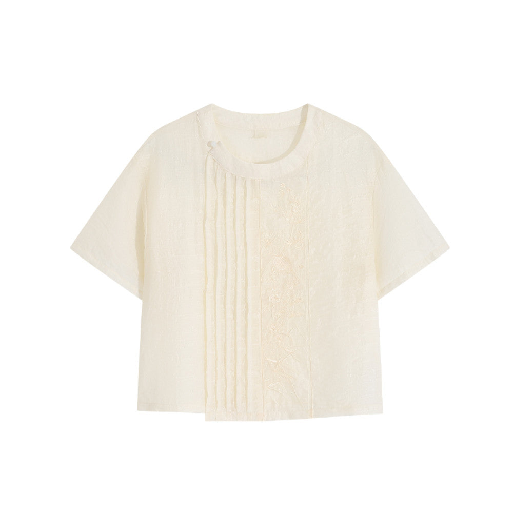 Original Hanfu Shuli Nian Nian Nian Hanfu Original Hanfu Shuli Nian Nian Nian Nian Nian You Can Wear Ma Mian Skirt Women s Set Round Neck Short Shirt Autumn 2024 image 56