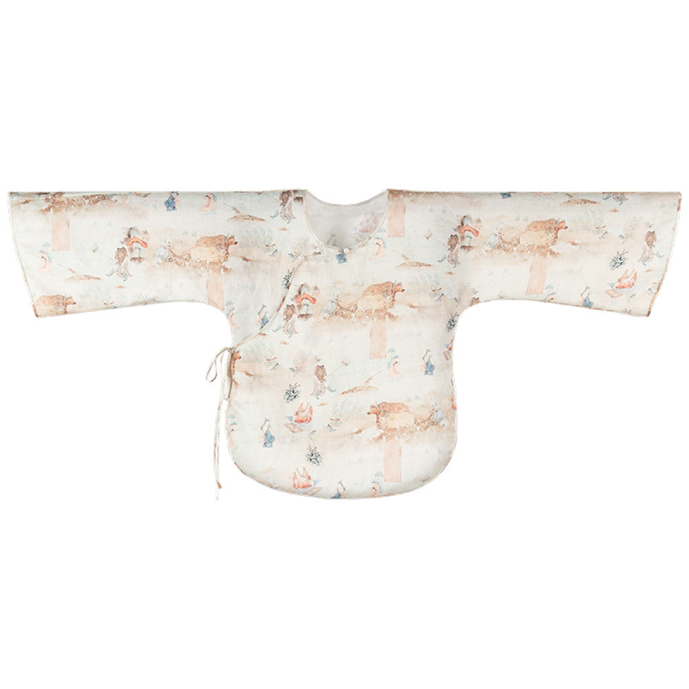 Idle Talk One City Style Chinese Retro Multi Color Inverted Big Sleeve Loose Daily Top Versatile Original image 32
