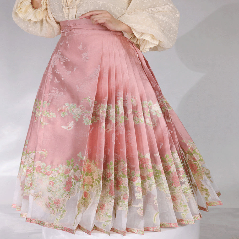 Rose Heart Language New Product Launch New Collection Preview Wedding Engagement New Chinese Red Horse Face Skirt image 15