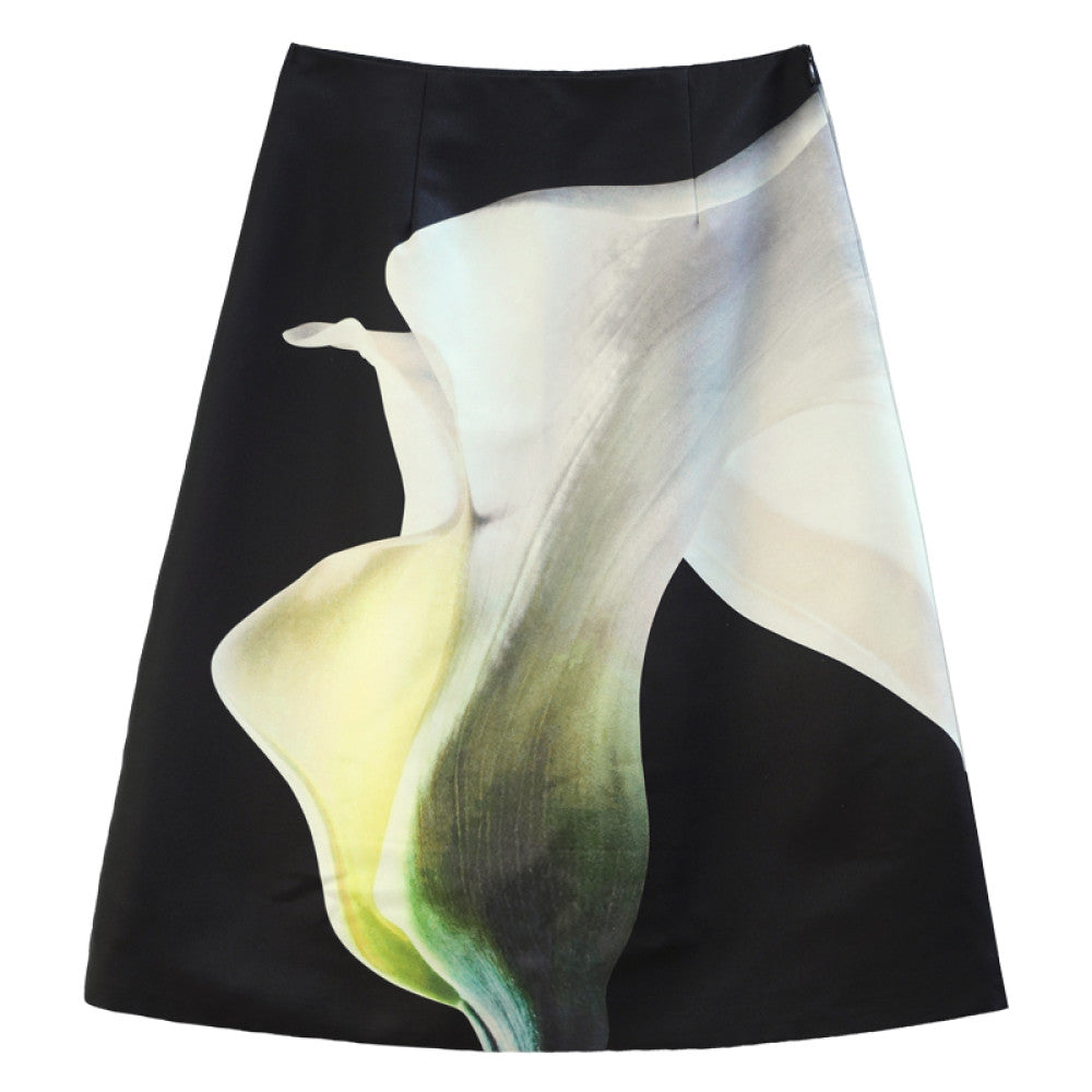 MANE Atelier Designer Brand Matilda Printed Half length Skirt for Women Short Small High end A line Skirt image 6