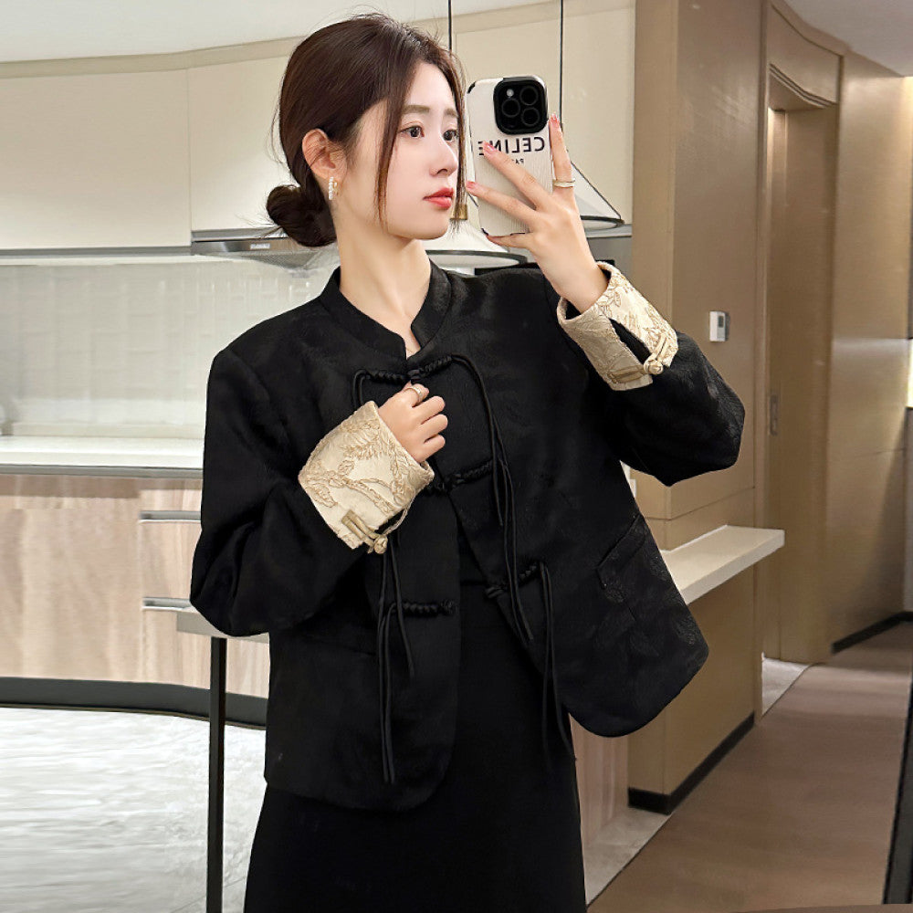 Versatile New Chinese style Small Fragrant Style Women s Suit 2025 Early Spring Light Chinese Style Retro Embroidered Short Coat Trendy image 29