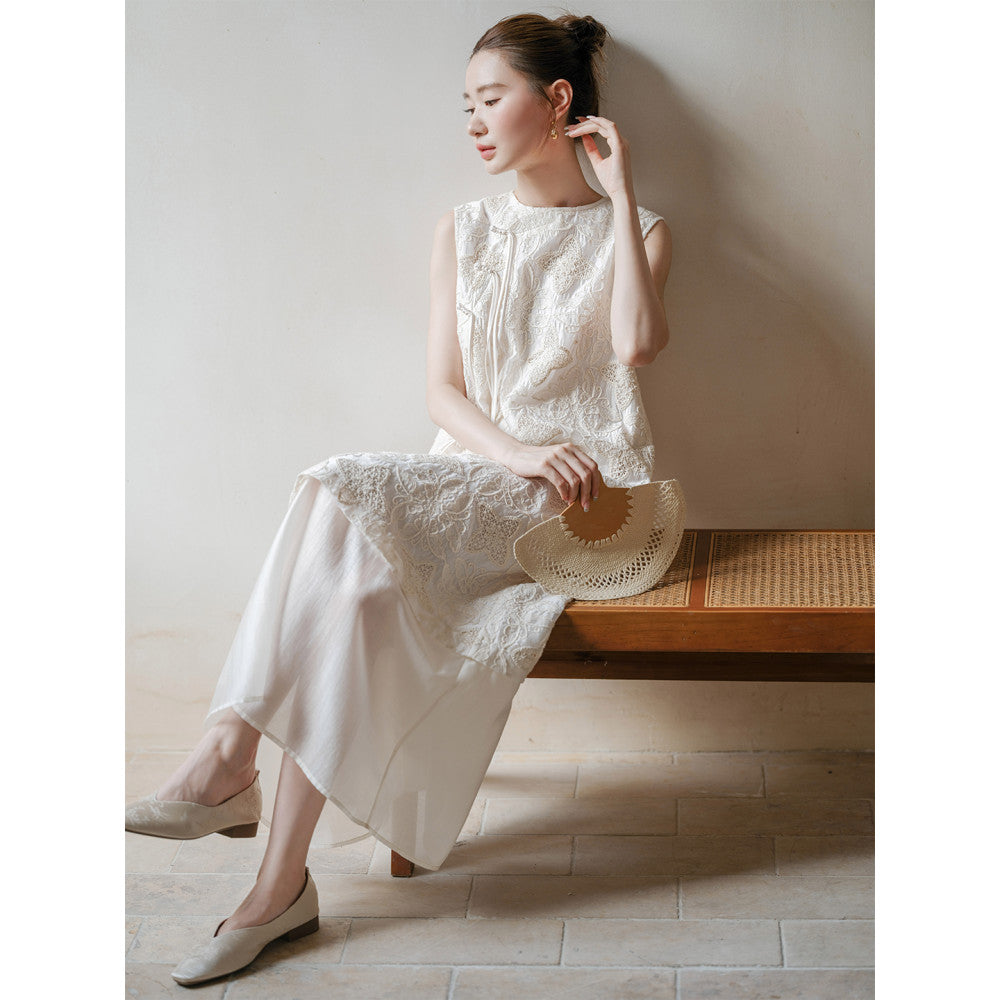 New Chinese style dress for women in the summer of 2025 with a retro and loose sloping collar and improved cheongsam image 10