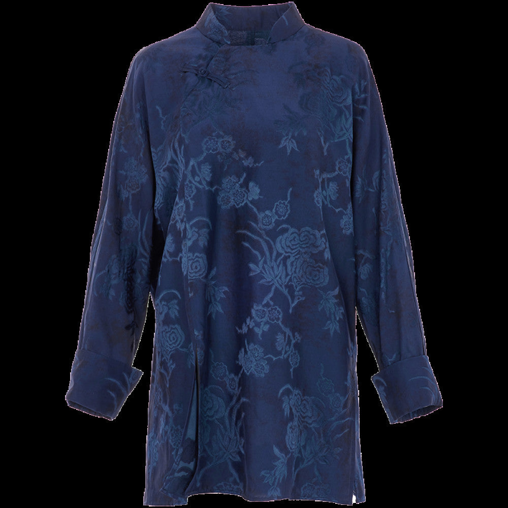 Hua Mu Shen Xin Chinese style large cardigan with silk jacquard improved Chinese style top women s sleeveless buttoned diagonal collar standing collar jacket image 8