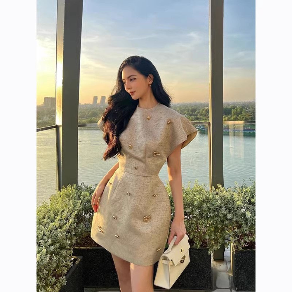 ASAYA2819 High-end light luxury 2023 new style small fragrant dress