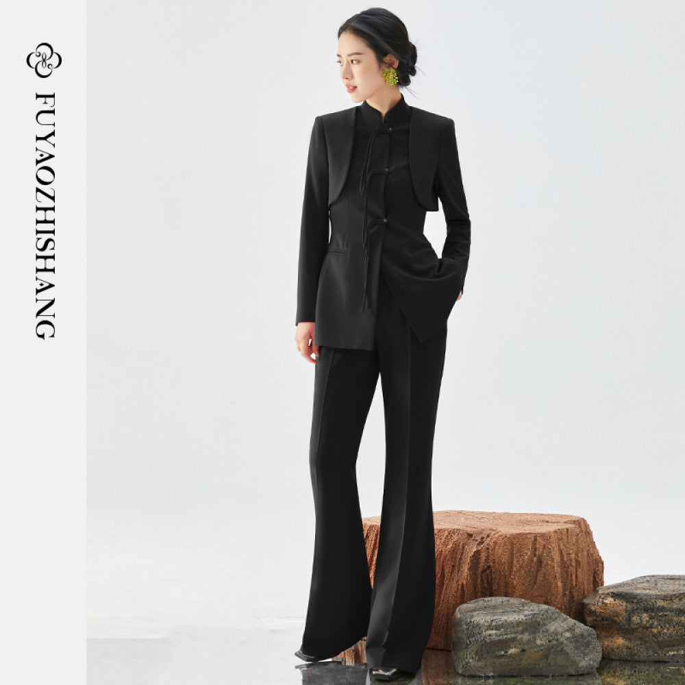 ASAYA2770 New Chinese style national style women’s red suit jacket